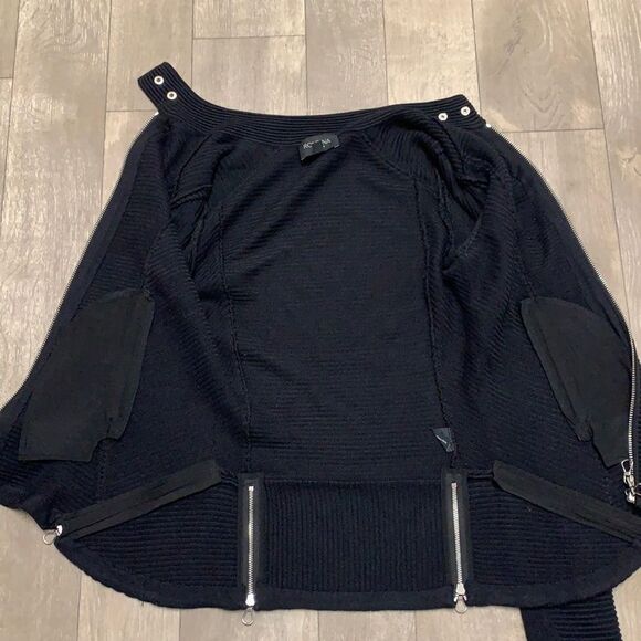 Womens Rondina Knit Moto Sweater Jacket - Picture 3 of 7